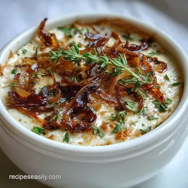 Caramelized Onion Dip Recipe: Total Time 1 Hour Recipe Card