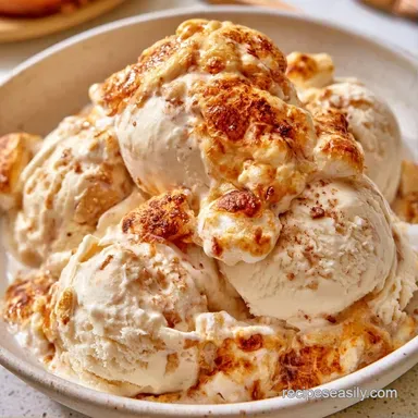 Toasted Marshmallow Ice Cream in 25 Min Recipe Card