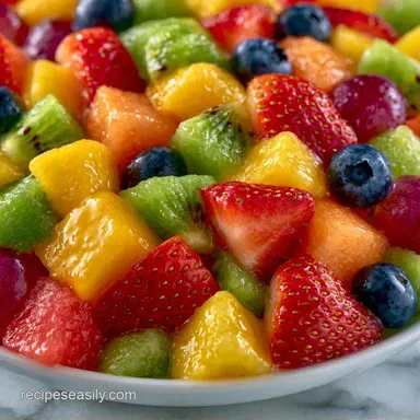 Toddler Fruit Salad Recipe for 6 Servings Recipe Card