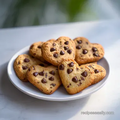 Delicious Valentine Chocolate Chip Cookies for 18