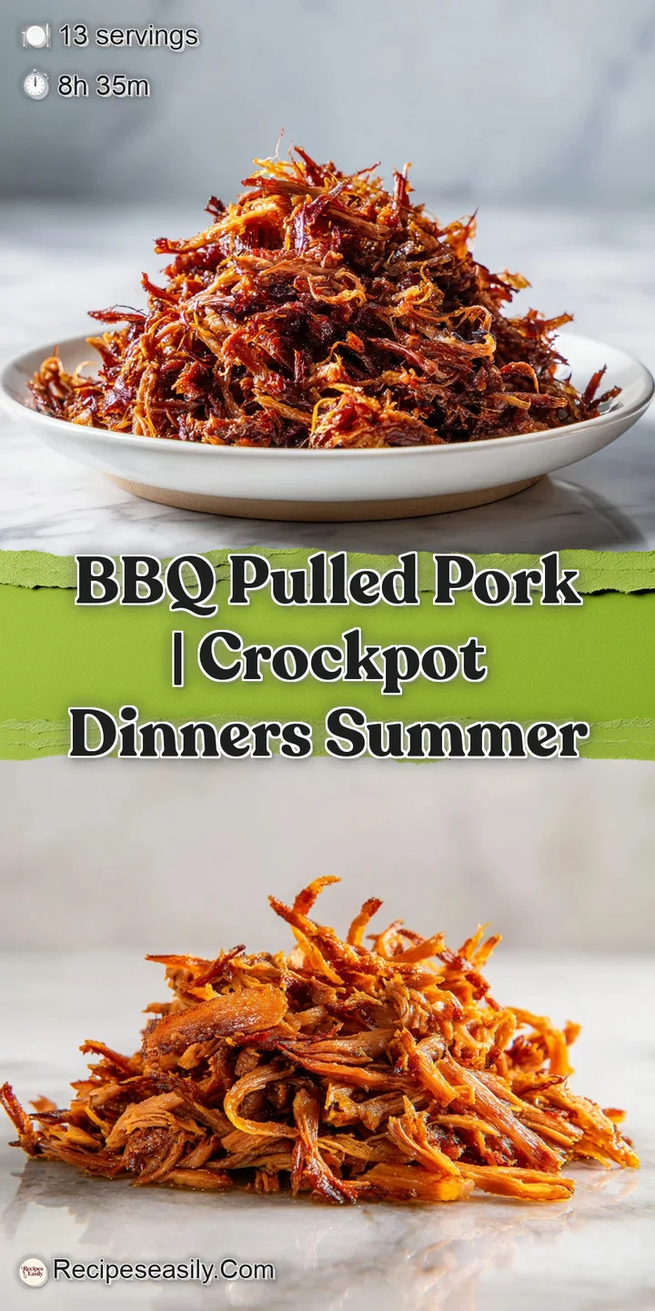 Macro shot of glistening, tender shredded meat coated in a rich, sticky mahogany glaze with soft steam rising.