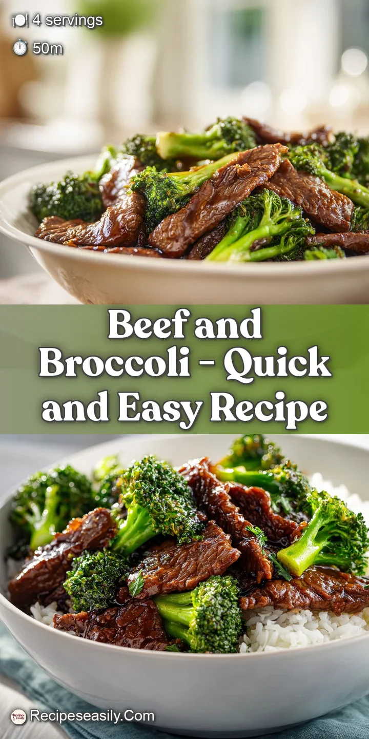 Juicy, pan-seared beef slices mingling with crisp, emerald broccoli florets, coated in a thick, savory sauce.