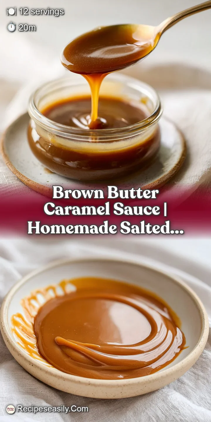 Close-up of bubbling, rich brown butter caramel sauce with streaks of golden syrup.