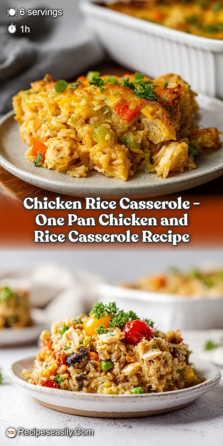 Close-up of a fork lifting tender chicken and creamy rice from a bubbling casserole dish.