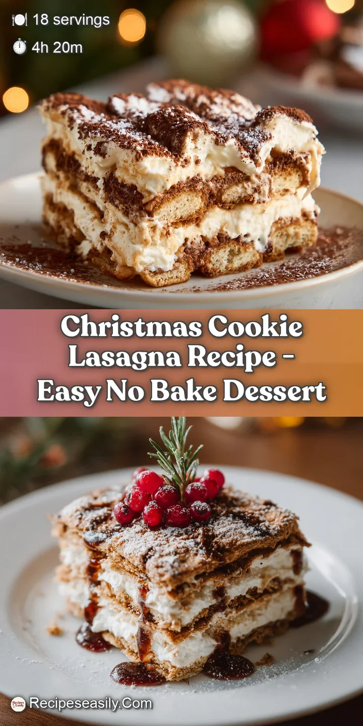 Close-up of cookie lasagna layers showing creamy frosting, colorful sprinkles and soft cookie textures. A sweet, inviting ...