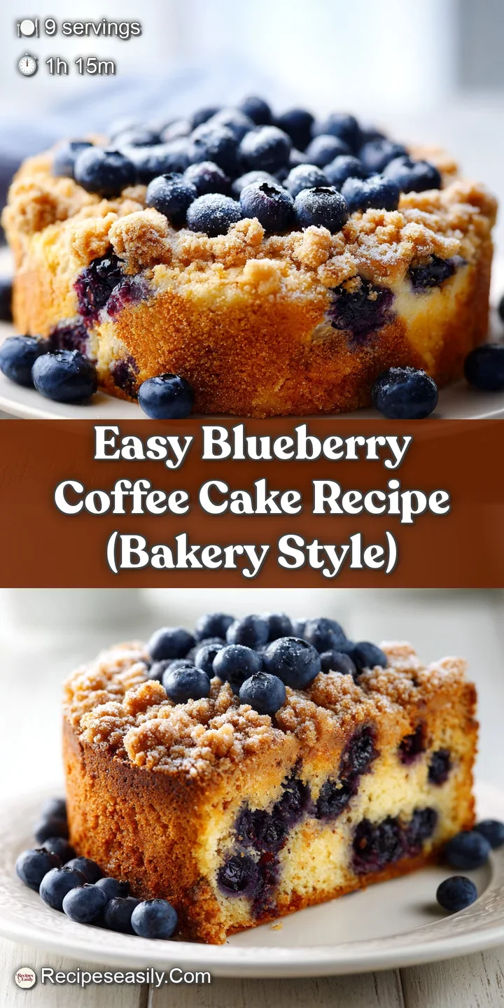 Extreme close-up of a moist golden cake crumb featuring bursting blue berries and a crunchy cinnamon streusel.
