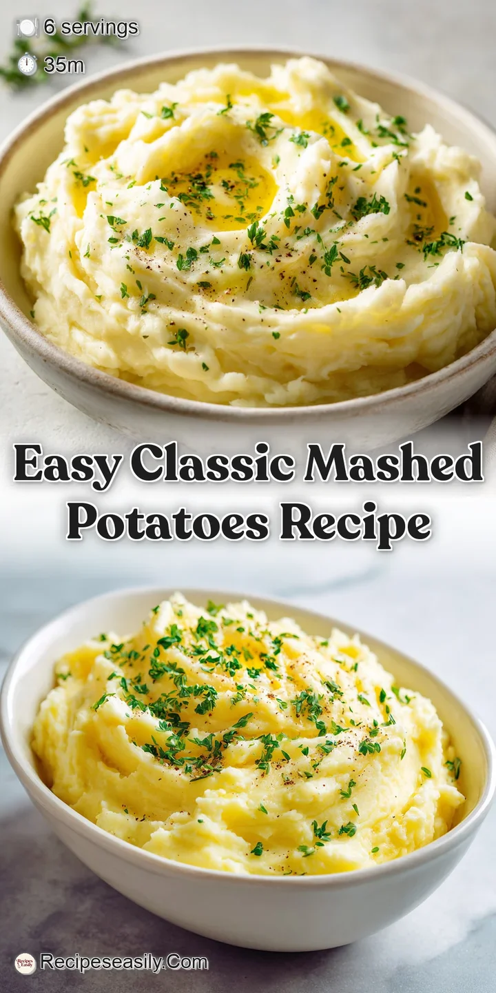 Close-up of rich, buttery mashed potatoes, capturing the steam rising. Glistening pools of melted butter invite a satisfyi...
