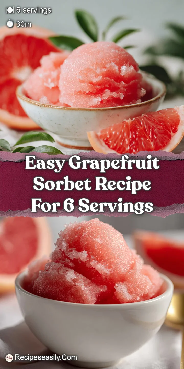 Close-up reveals the coarse, icy texture of pale pink grapefruit sorbet. Shards of ice glisten; summer refreshment.