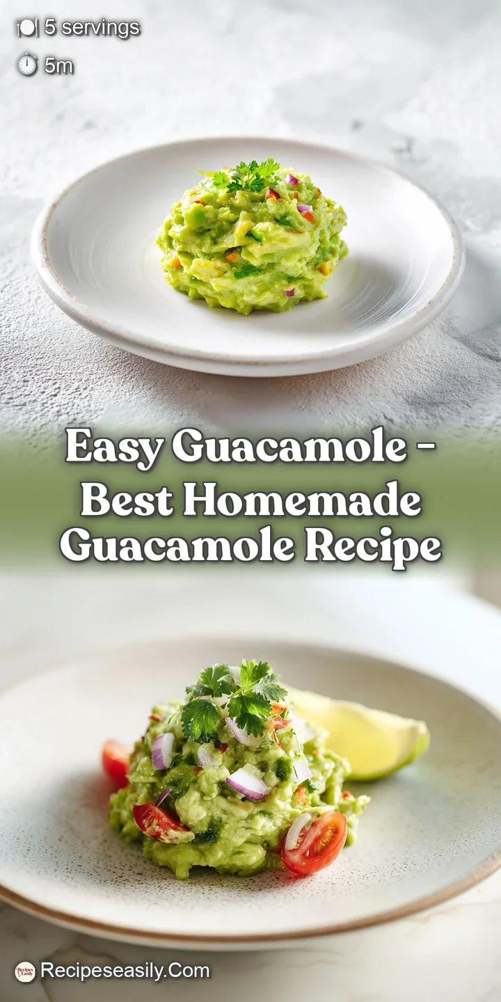 Close-up of creamy, bright green avocado mashed with pops of red onion and fresh green cilantro, glistening.