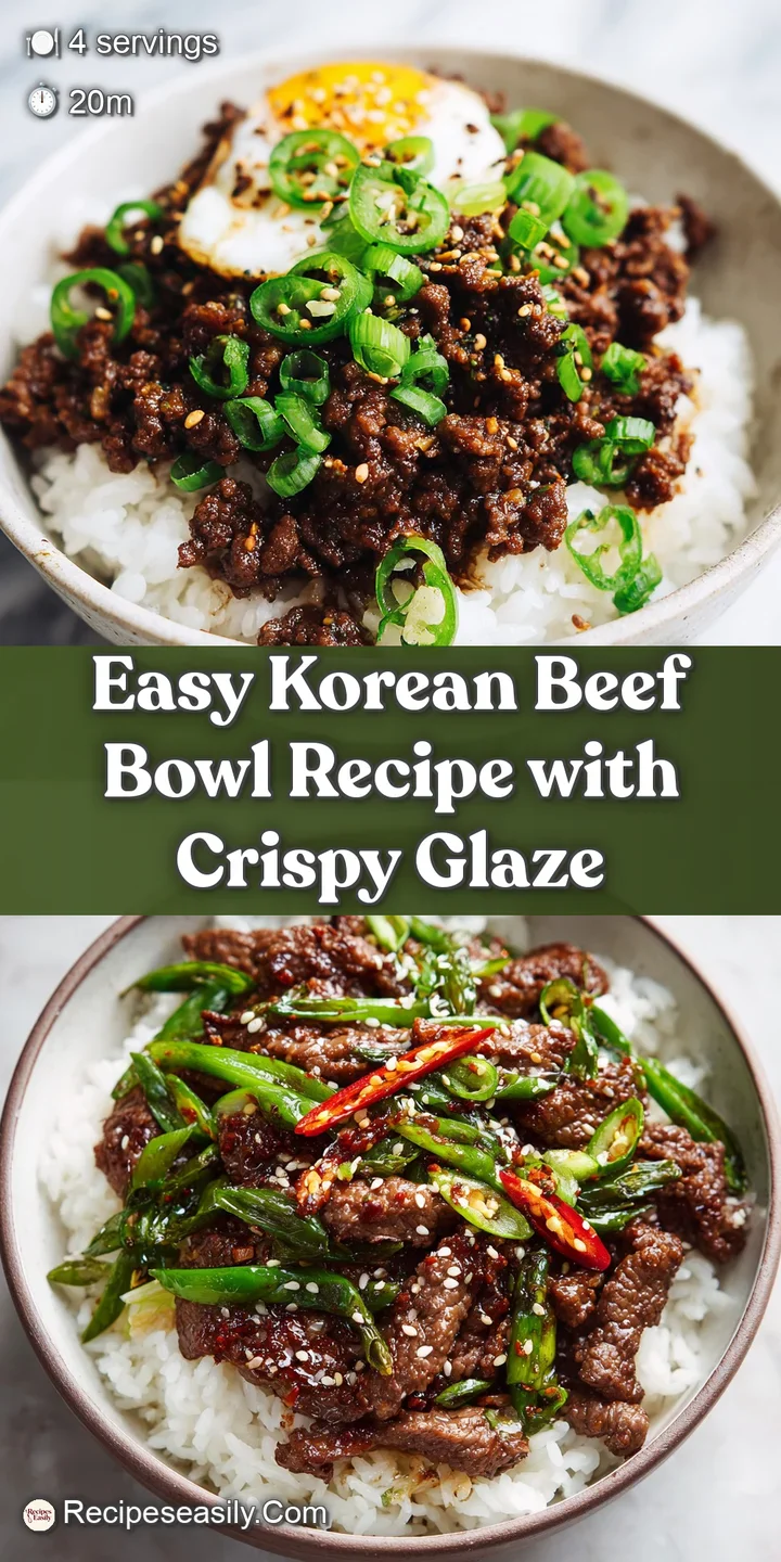 Close-up of crispy Korean glazed beef. Notice the rich, dark glaze, delicious char, and juicy texture. Ready to enjoy!