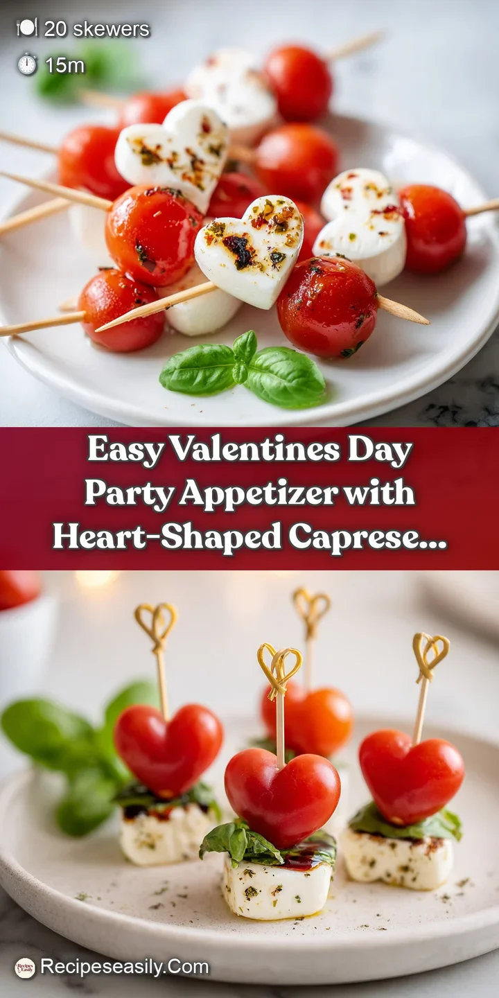 Close-up of juicy red cherry tomatoes and soft white mozzarella balls on a skewer, showcasing the fresh and vibrant colors...