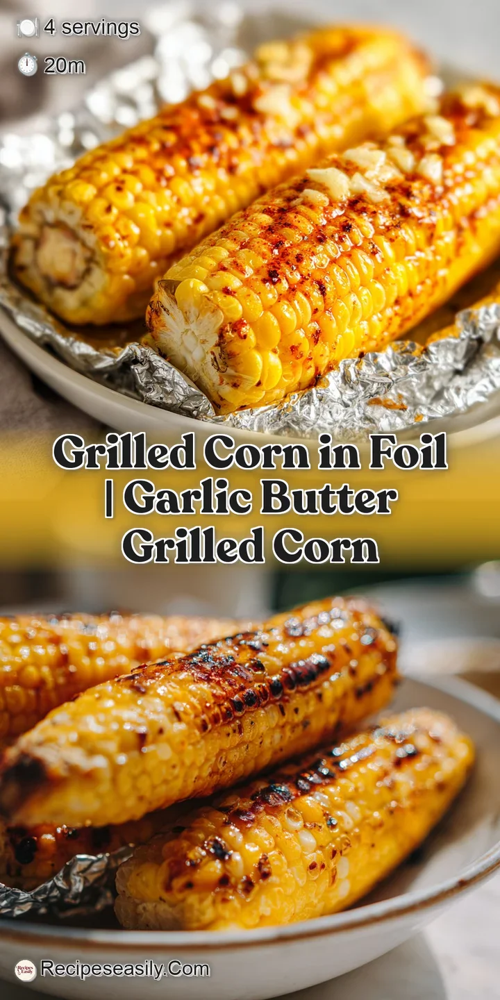 Close-up of glistening yellow corn kernels with charred edges and melting golden butter pooling in the crevices.