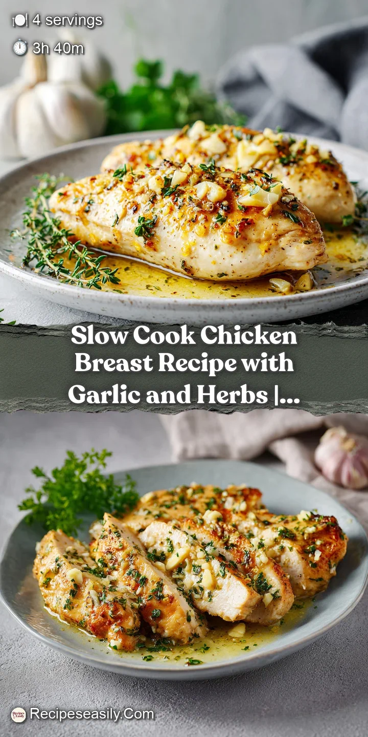 Close-up of moist, shredded chicken, flecked with green herbs and glistening with its own juices.