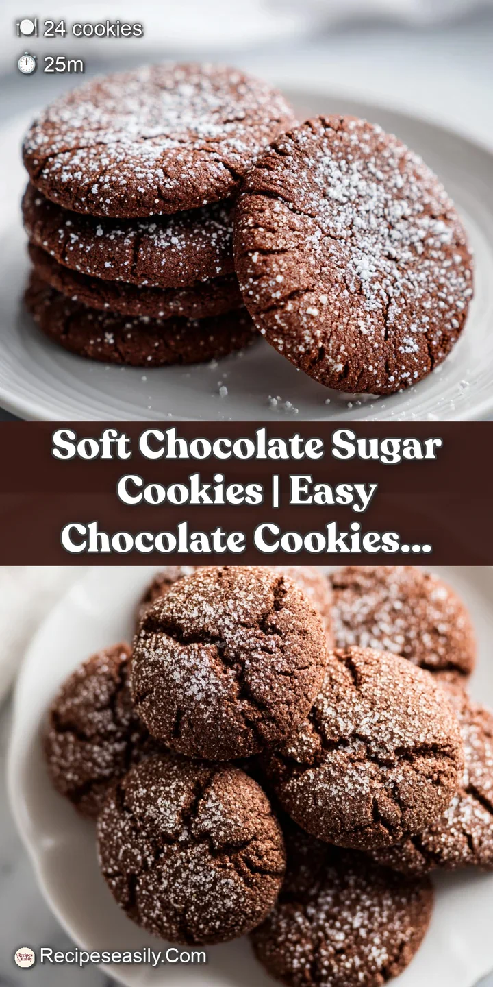 A close-up reveals the rich brown of a chocolate cookie, its slightly cracked surface promising chewiness.