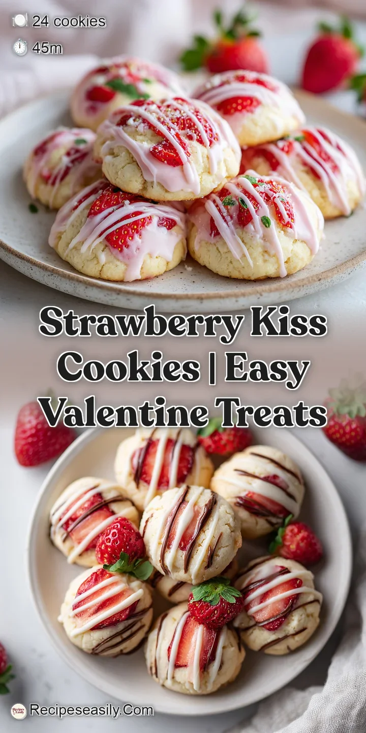 A close-up reveals the tender, crumbly texture of a pale pink cookie, hinting at a sweet, buttery bite.