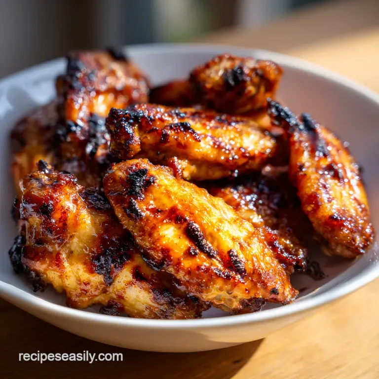 Air Fryer BBQ Chicken Wings: Ultra Crispy