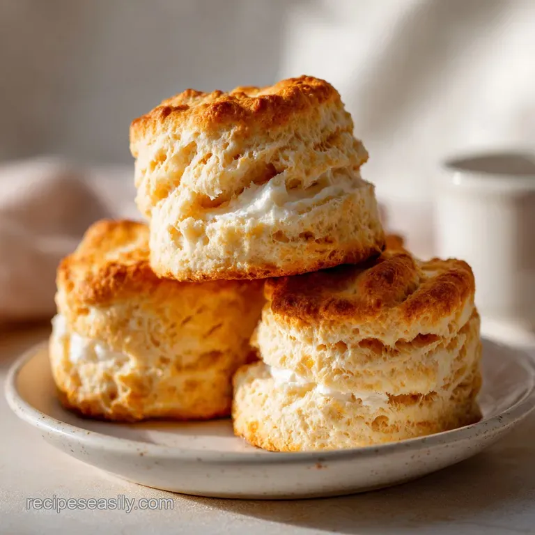 Old Fashioned Angel Biscuits: Fluffy and Golden
