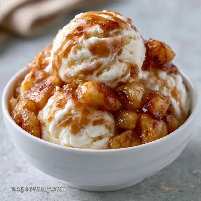Decadent Apple Pie Ice Cream