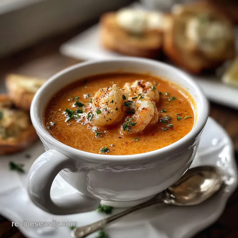 Cozy New Orleans Shrimp Bisque