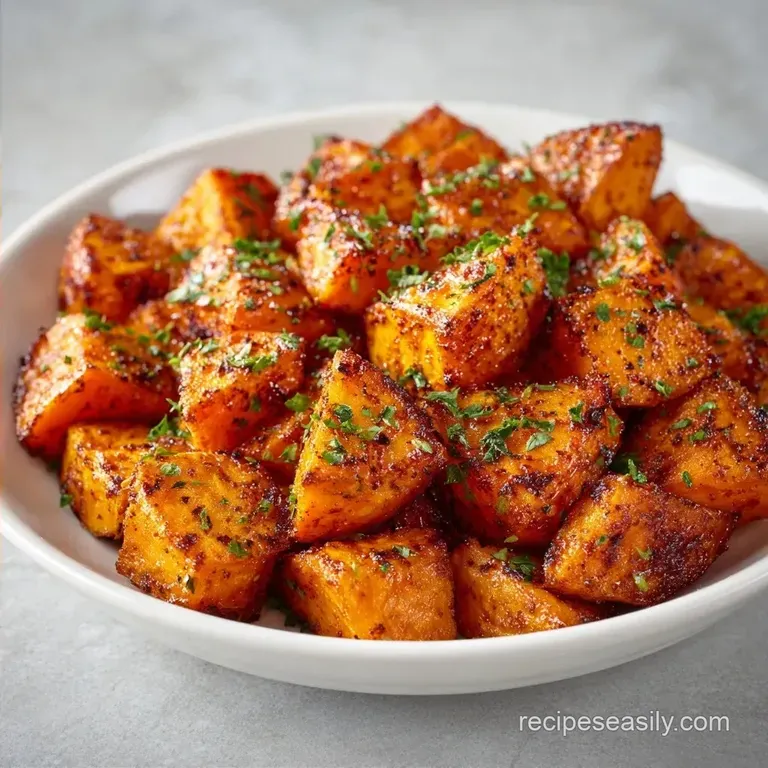 High Protein Baked Sweet Potato Bowls: Caramelized