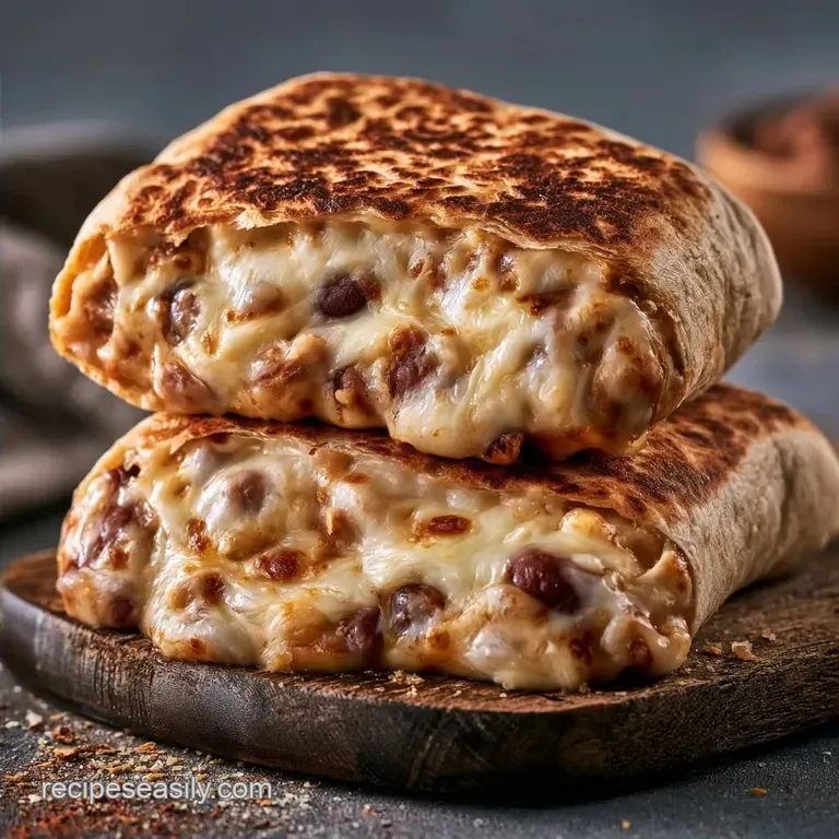 Crispy Bean and Cheese Burritos