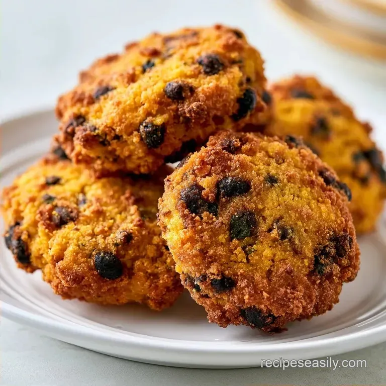 Crispy Black Bean Taco Fritters