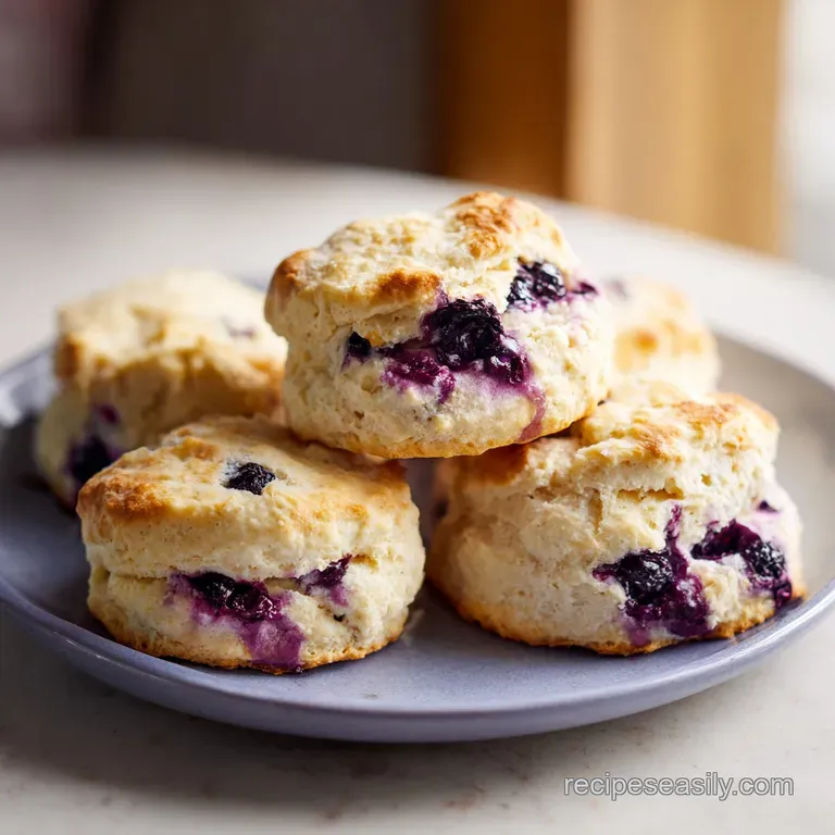 Bo Blueberry Biscuits: Tender and Flaky