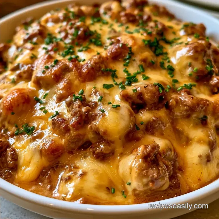 Cheeseburger Casserole with Tater Tots