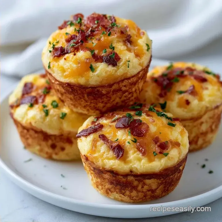 Cheesy Egg Lunch Muffins with Sharp Cheddar