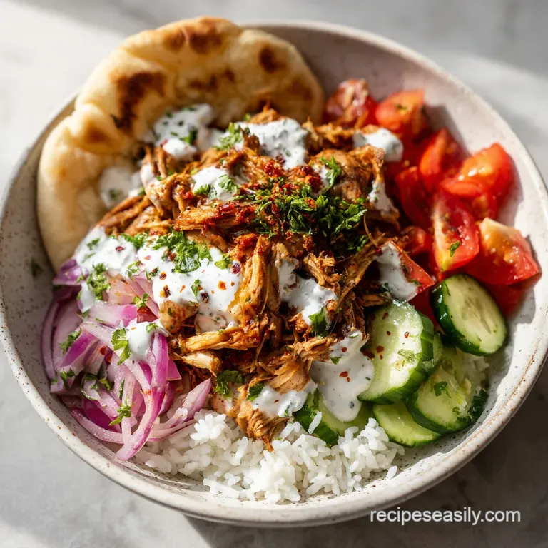 Chicken Gyro Bowls Recipe: Zesty and Creamy