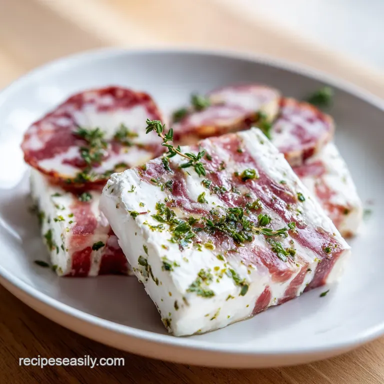Elegant arrangement of assorted cheeses and cured meats framed by fresh rosemary sprigs on a dark wooden platter.