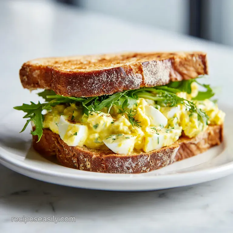 The Ultimate Creamy Egg Salad Sandwich Recipe