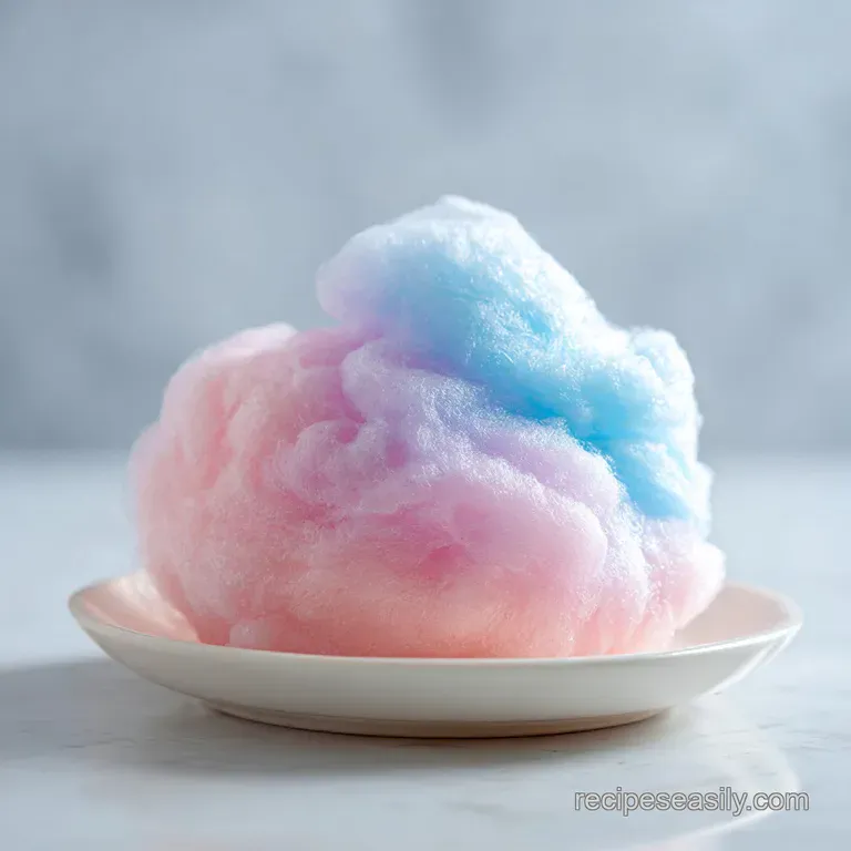 Close-up of a cotton candy shooter, layered pinks and blues, garnished with playful sprinkles, promising a sugary, sweet t...