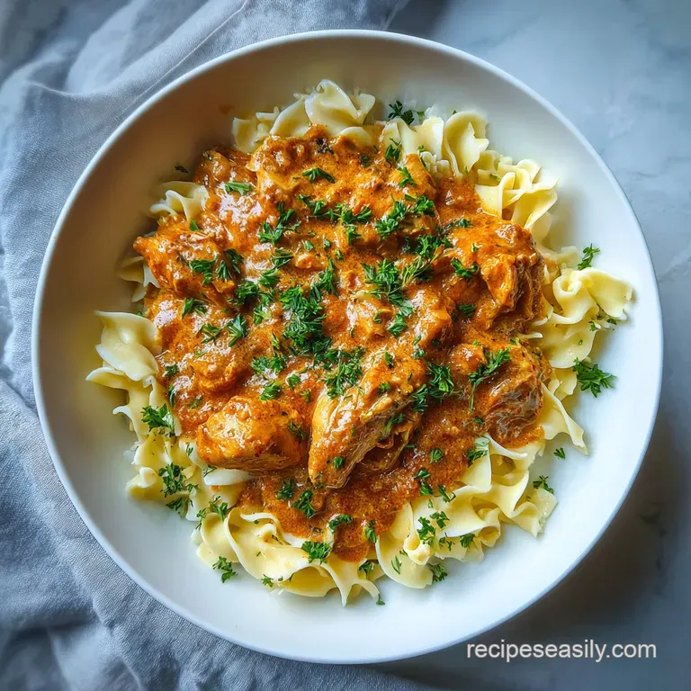 Cozy Chicken Paprikash Recipe: Velvety Sauce