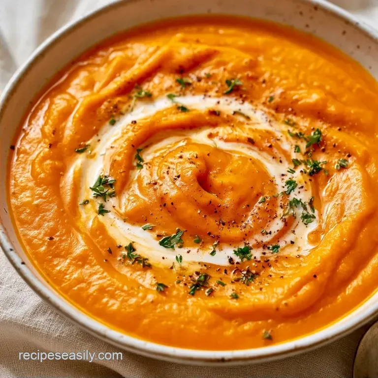 Roasted Creamy Butternut Squash Soup