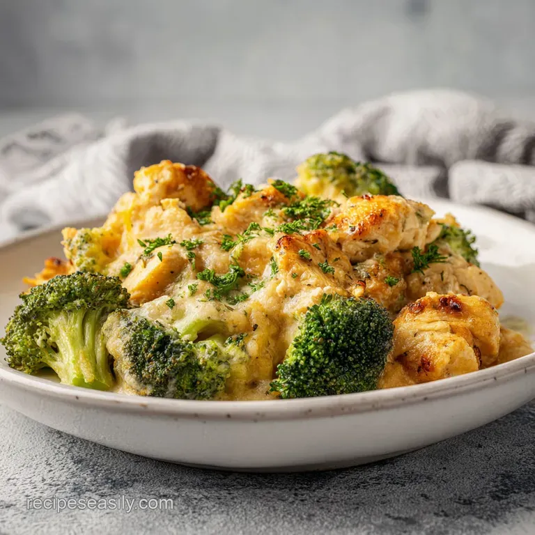 Chicken Casserole Recipe with Broccoli: Creamy and Baked