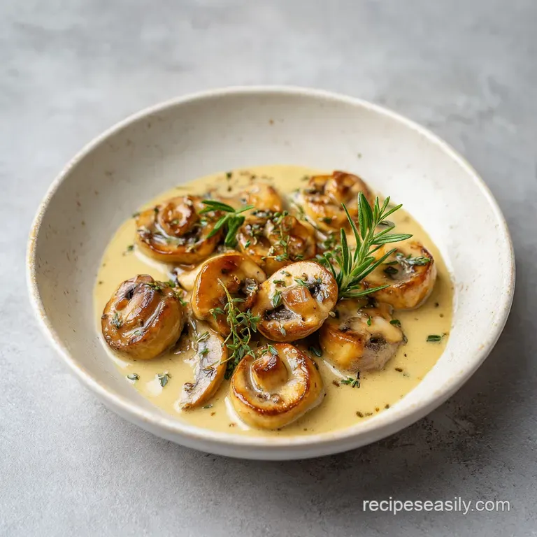 Creamy Mushroom Sauce: Silky and Rich