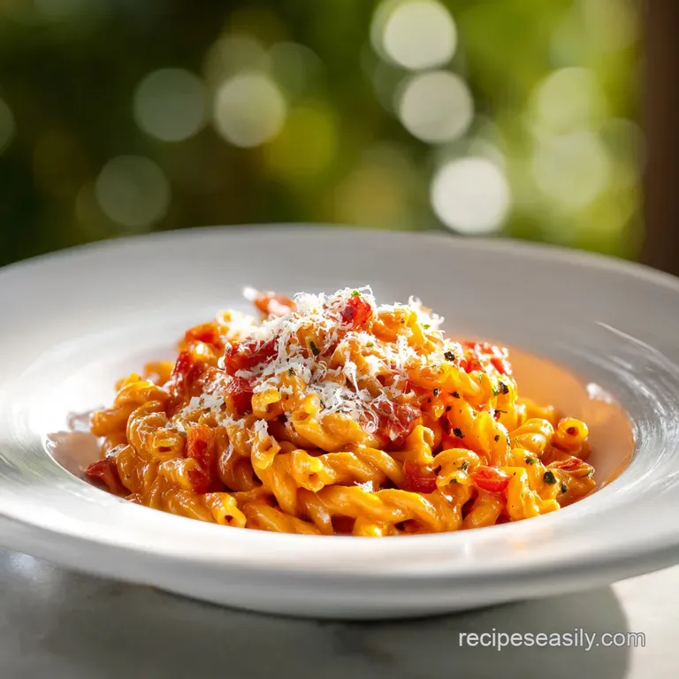 Creamy Roasted Red Pepper Pasta