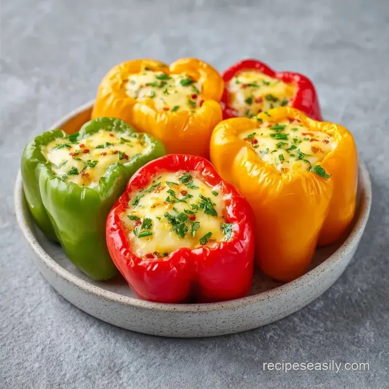 Healthy Stuffed Mini Peppers for Kids
