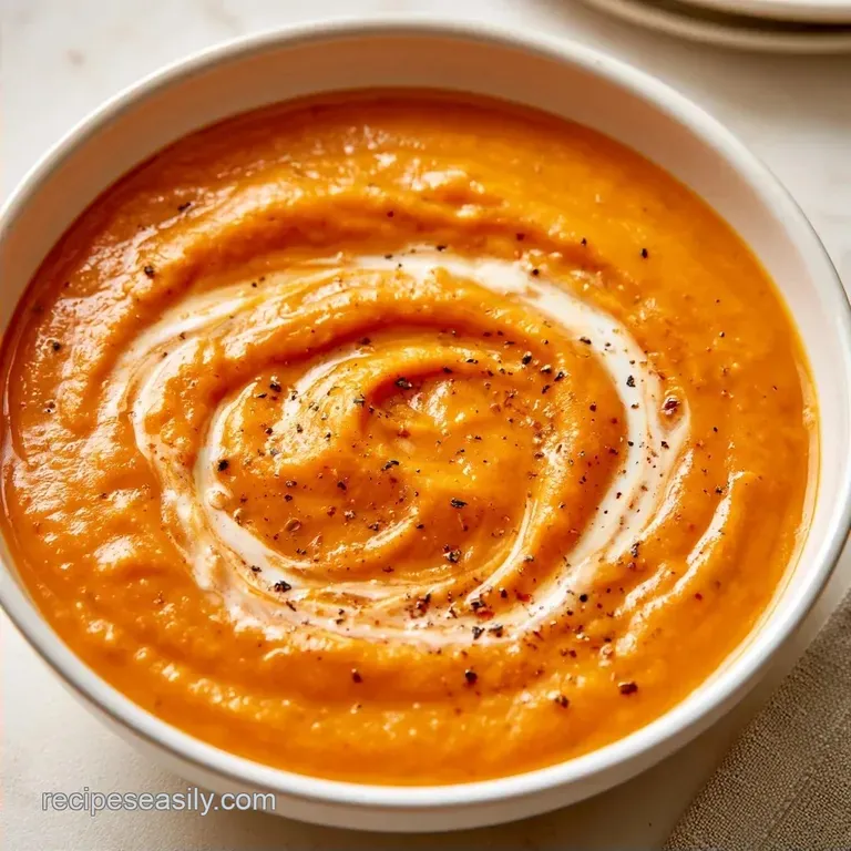Creamy Sweet Potato Soup with Coconut Milk