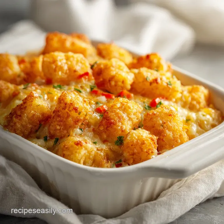 Tater Tot Casserole: Ultra Crispy and Savory