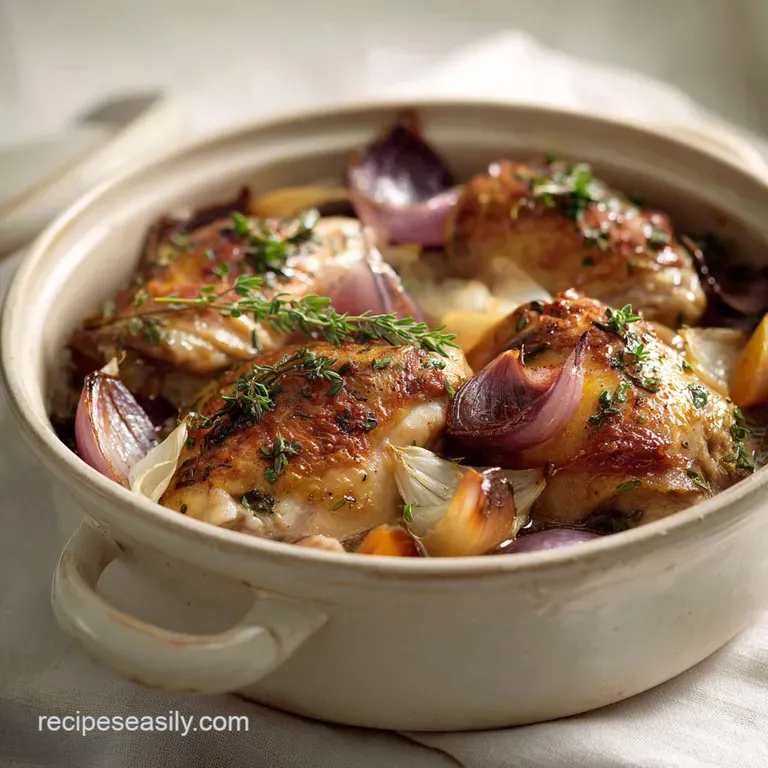 Crockpot Chicken with Garlic and Herbs