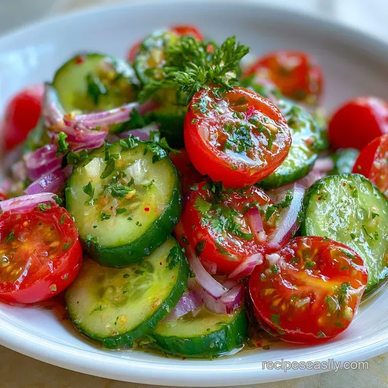 Vibrant red and green salad served in a chilled glass bowl, garnished with crumbled feta and fresh green herbs.