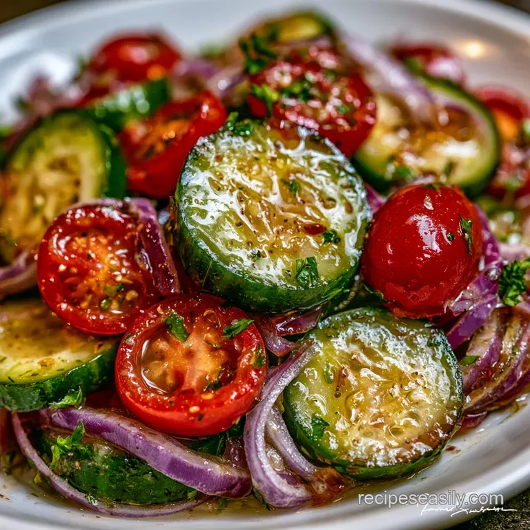 Cucumber Tomato Salad: Crisp and Fresh