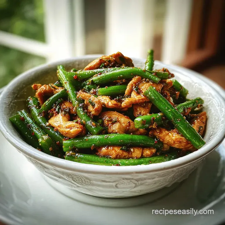 Easy Chicken Green Bean StirFry