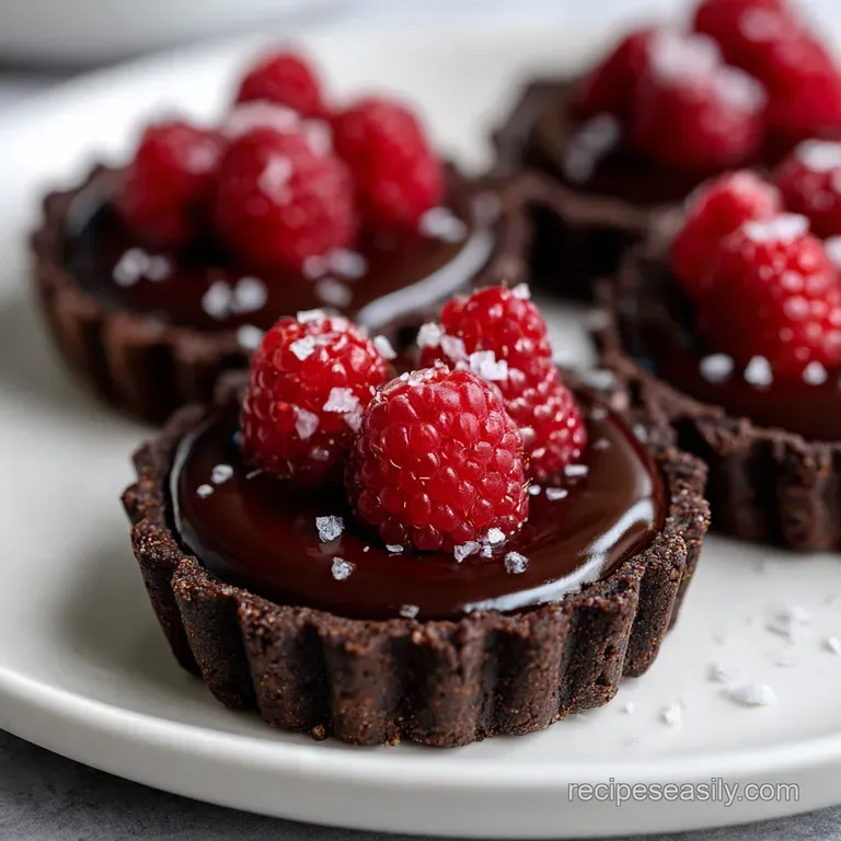 Velvety Chocolate Truffle Tarts
