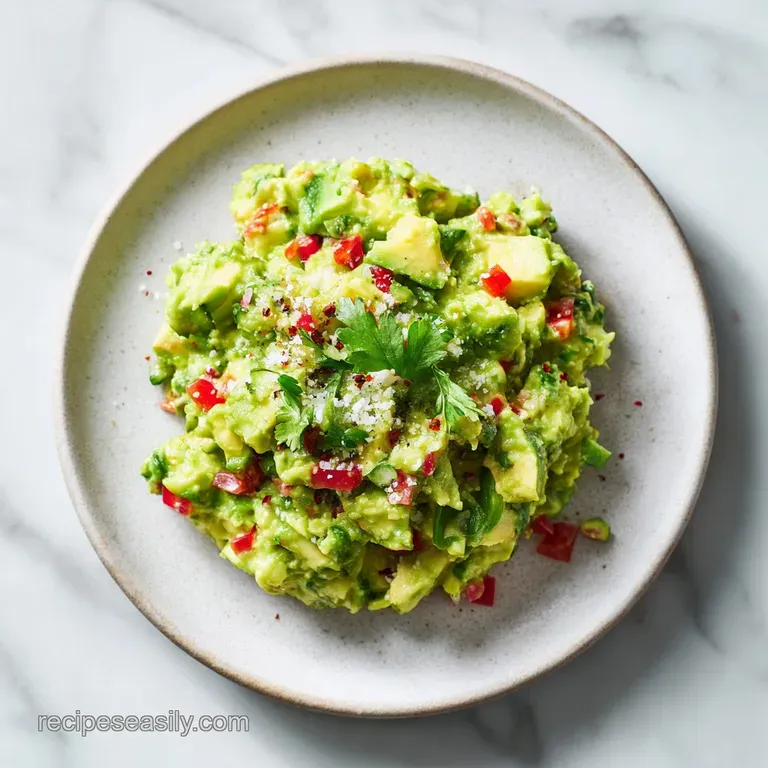 Easy Guacamole: Fresh and Chunky