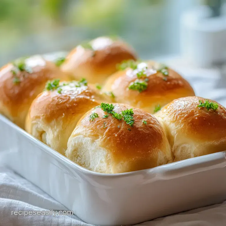 Easy Homemade Dinner Rolls: Soft and Fluffy