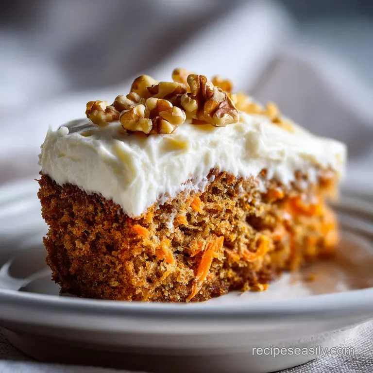 Moist Carrot Cake: A Southern Classic