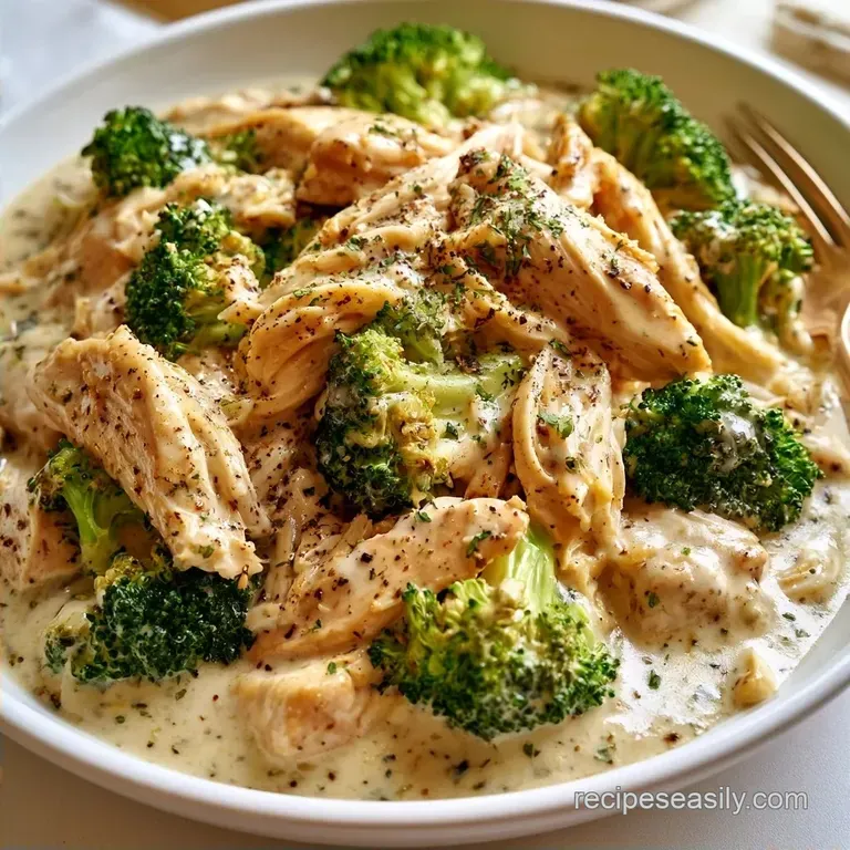 Healthy Chicken Casserole with Broccoli